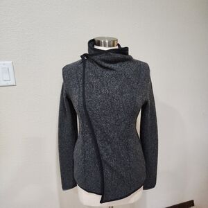 Mountain Hardwear Sarafin Wrap Sweater Recycled Wool Blend Cozy Casual size XS